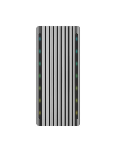 CAJA EXTERNA M.2 ASM2-RGB011GR SATA-NVME USB3.1 GEN2 GRIS AISENS ASM2-RGB011GR