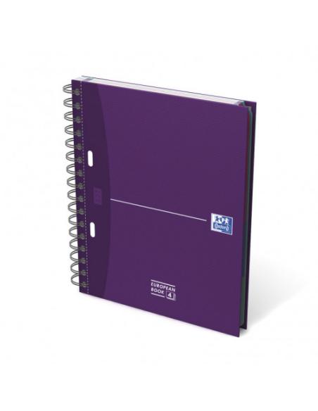 CUADERNO EUROPEANBOOK 1 TAPA EXTRADURA A5+ 100 HOJAS 5X5 COLORES SURTIDOS ESSENTIALS 3SEP OXFORD 100100314