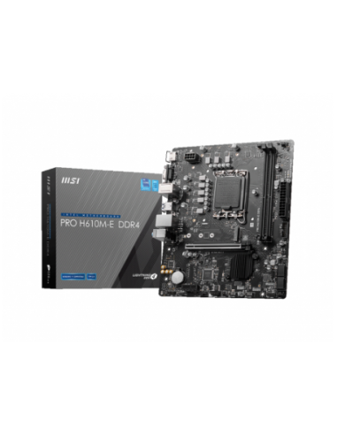 PLACA BASE MSI PRO H610M-E 1700 / 2XDDR4 / HDMI-VGA / 911-7D48-007