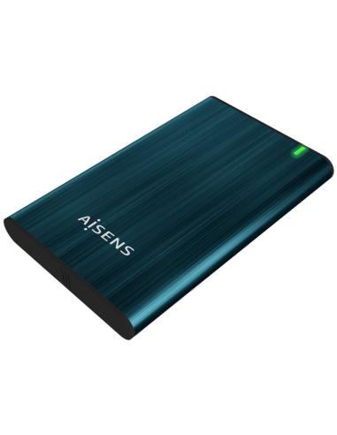 CAJA EXTERNA 2.5 ASE-2525BWN 9.5MM SATA A USB3.1 GEN1 AZUL PAC AISENS ASE-2525PB