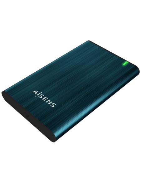 CAJA EXTERNA 2.5 ASE-2525BWN 9.5MM SATA A USB3.1 GEN1 AZUL PAC AISENS ASE-2525PB