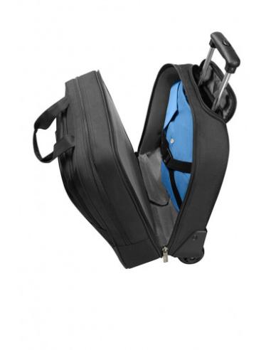 MALETÍN CON RUEDAS PARA PORTÁTIL DE 15,6" COMPARTIMENTO PARA ROPA 230X440X380 MM NEGRO AMERICAN TOURISTER SA33G006 NE