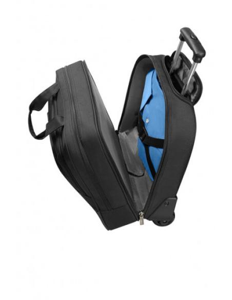 MALETÍN CON RUEDAS PARA PORTÁTIL DE 15,6" COMPARTIMENTO PARA ROPA 230X440X380 MM NEGRO AMERICAN TOURISTER SA33G006 NE