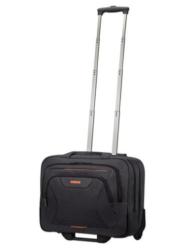 MALETÍN CON RUEDAS PARA PORTÁTIL DE 15,6" COMPARTIMENTO PARA ROPA 230X440X380 MM NEGRO AMERICAN TOURISTER SA33G006 NE