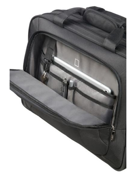 MALETÍN CON RUEDAS PARA PORTÁTIL DE 15,6" COMPARTIMENTO PARA ROPA 230X440X380 MM NEGRO AMERICAN TOURISTER SA33G006 NE