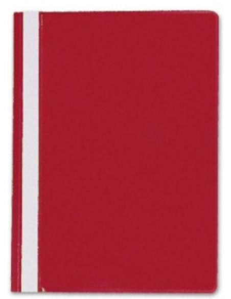 DOSSIER POLIPROPILENO HERRAJE FOLIO TARJETERO LOMO ROJO GRAFOPLAS 5031051