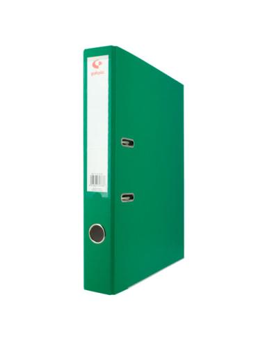 ARCHIVADOR PALANCA 45 COLOR VERDE A4 LOMO ESTRECHO 290X320X55 GRAFOPLAS 17269320