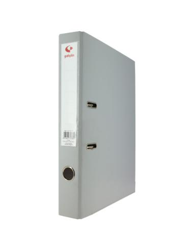 ARCHIVADOR PALANCA 45 COLOR GRIS FOLIO LOMO ESTRECHO 290X350X55 GRAFOPLAS 17279371