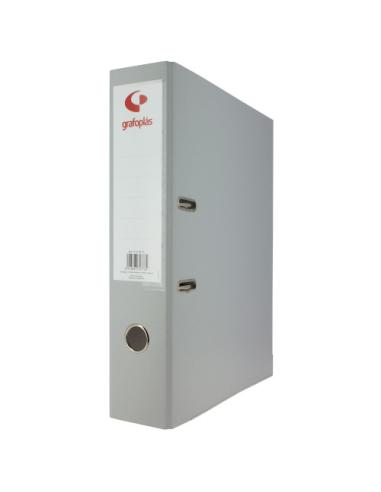 ARCHIVADOR PALANCA 65 COLOR GRIS FOLIO LOMO ANCHO 290X350X75 GRAFOPLAS 17279571