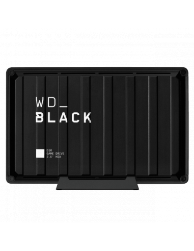 Western Digital D10 disco duro externo 8000 GB Negro, Blanco
