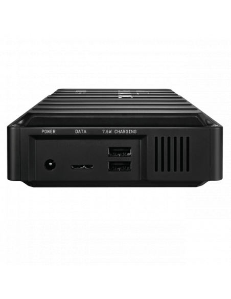 Western Digital D10 disco duro externo 8000 GB Negro, Blanco