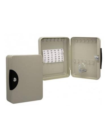 CAJA GUARDALLAVES METALICA 54 LLAVES EN COLOR GRIS BISMARK 319902