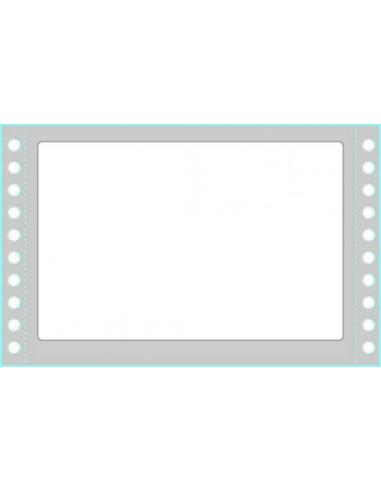 CAJA 500 HOJAS ETIQUETAS BLANCAS EN MÓDULO CONTINUO-UNA COLUMNA-149X97,2 MM TICO TAB1-1499