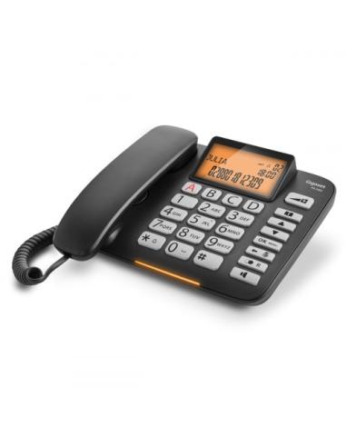 Gigaset DL 580 teléfono Teléfono analógico Negro Identificador de llamadas