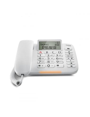 Gigaset DL380 Teléfono analógico Blanco Identificador de llamadas
