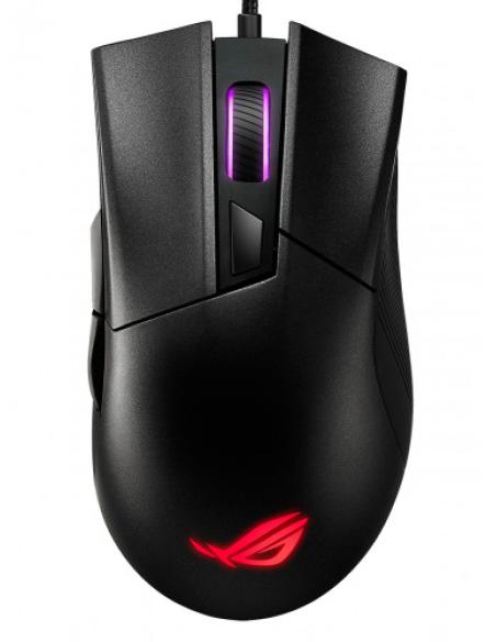 ASUS ROG Gladius II Core ratón USB tipo A Óptico 6200 DPI mano derecha