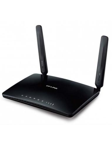 TP-LINK TL-MR6400 router inalámbrico Banda única (2,4 GHz) Ethernet rápido 3G 4G Negro