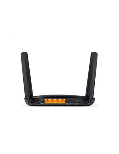 TP-LINK TL-MR6400 router inalámbrico Banda única (2,4 GHz) Ethernet rápido 3G 4G Negro