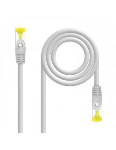 Nanocable Cable de red latiguillo RJ45 LSZH Cat.6A SFTP AWG26, Gris, 10 m
