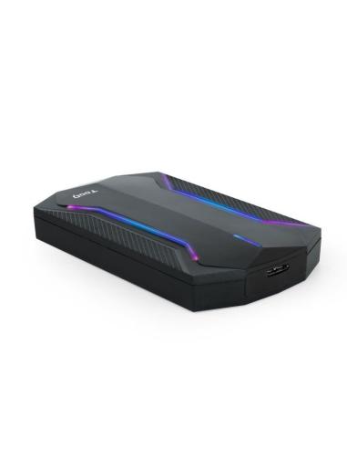 CAJA EXTERNA 2.5 TOOQ GAMING SATA USB3.03.1 GEN1 LEDS RGB TQE-2599RGB
