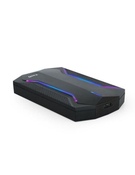 CAJA EXTERNA 2.5 TOOQ GAMING SATA USB3.03.1 GEN1 LEDS RGB TQE-2599RGB