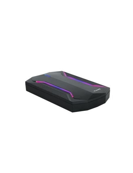 CAJA EXTERNA 2.5 TOOQ GAMING SATA USB3.03.1 GEN1 LEDS RGB TQE-2599RGB