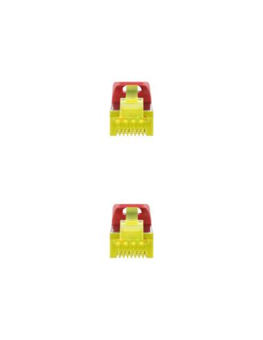 Nanocable Cable de red latiguillo RJ45 LSZH Cat.6A SFTP AWG26, Rojo, 3.0 m