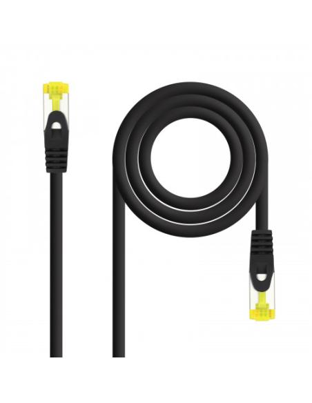Nanocable Cable de red latiguillo RJ45 LSZH Cat.6A SFTP AWG26, Negro, 3.0 m