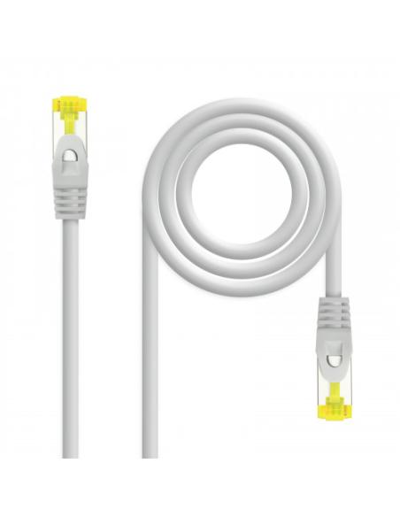 Nanocable Cable de red latiguillo RJ45 LSZH Cat.6A SFTP AWG26, Gris, 3.0 m