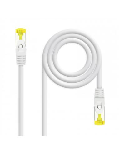 Nanocable Cable de red latiguillo RJ45 LSZH Cat.6A SFTP AWG26, Blanco, 2.0 m