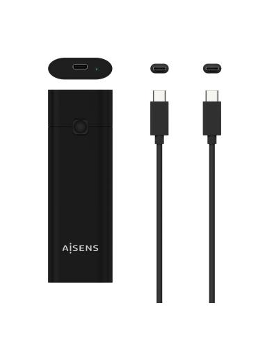 CAJA EXTERNA M.2 NGFF NVME A USB3.2 GEN2 NEGRA AISENS ASM2-020B