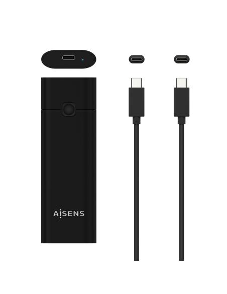 CAJA EXTERNA M.2 NGFF NVME A USB3.2 GEN2 NEGRA AISENS ASM2-020B