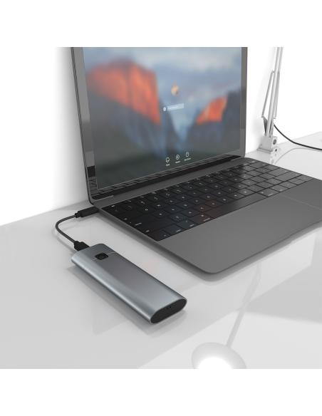 CAJA EXTERNA M.2 NGFF NVME A USB3.2 GEN2 GRIS AISENS ASM2-021GR