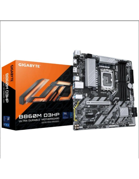 PLACA BASE GIGABYTE B860M D3HP / LGA 1851 ULTRA CORE / VMR HIBIRDA / 4XDDR5 / DP - HDMI / 9MB86M3HP-00-G10