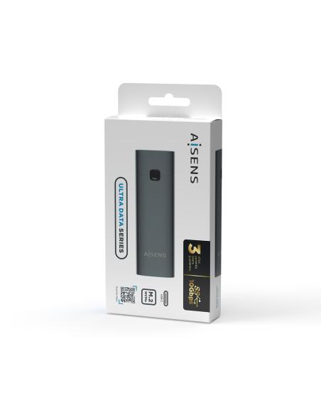 CAJA EXTERNA M.2 NGFF NVME A USB3.2 GEN2 GRIS AISENS ASM2-021GR