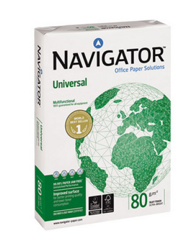 PAQUETE 500H PAPEL 80GR A3 NAVIGATOR CIE169 40003925
