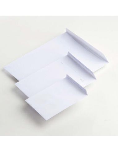 CAJA 250 BOLSAS DIN B4 FOLIO (250X353) OFFSET BLANCO 100 GRS. AUTOSAM AUTOADHESIVO CON TIRA DE SILICONA SAM 148601