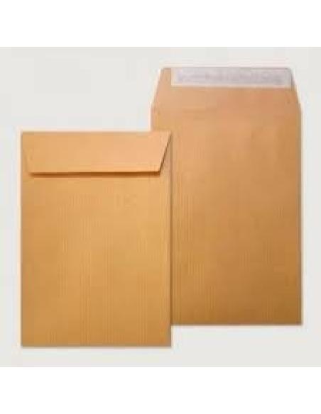 CAJA 250 BOLSAS DIN C5 (162X229) KRAFT 80 GRS. AUTOSAM AUTOADHESIVO CON TIRA DE SILICONA SAM 141507