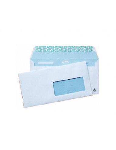 CAJA 500 SOBRES DIN C5 (162X229) OFFSET BLANCO 90 GRS. OPEN VENTANA DERECHA B.60 D.20 AUTOSAM AUTOADHESIVO CON TIRA DE SILICONA 