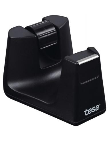 DISPENSADOR SOBREMESA "PORTARROLLOS" EASY CUT SMART PARA ROOLLOS DE 33M. NEGRO TESA 53902-00000-01