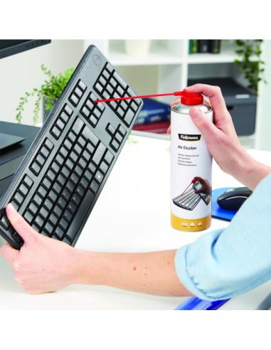 Fellowes 9977804 kit de limpieza para computadora Teclado, Impresora, Universal Limpiador de aire comprimido para limpieza de eq
