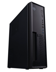 CARCASA SLIM HIDITEC SM10 NEGRA / SIN FUENTE / CHA010034