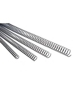 PACK 100 ESPIRALES METALICAS 14 MM. NEGRO FELLOWES 5110501