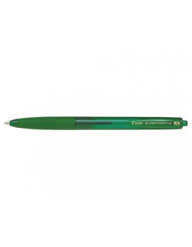 BOLÍGRAFO SUPER G VERDE PILOT BPGG-8R-M-G
