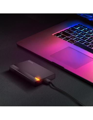 CAJA EXTERNA 2.5 9.5MM SATA A USB 3.0 USB3.1 GEN1 NEGRA AISENS ASE-2524B