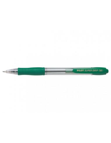 BOLIGRAFO RETRACTIL SUPERGRIP 1.0MM VERDE PILOT BPGP-10R-M-G