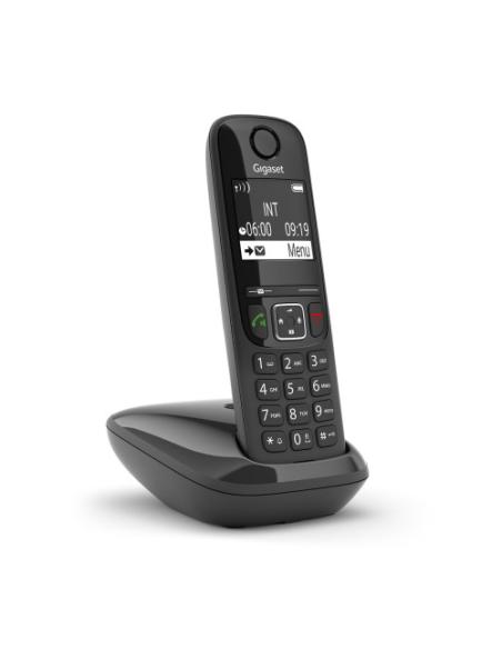 Gigaset AS690 Teléfono DECT/analógico Identificador de llamadas Negro