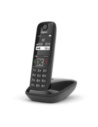 Gigaset AS690 Teléfono DECT/analógico Identificador de llamadas Negro