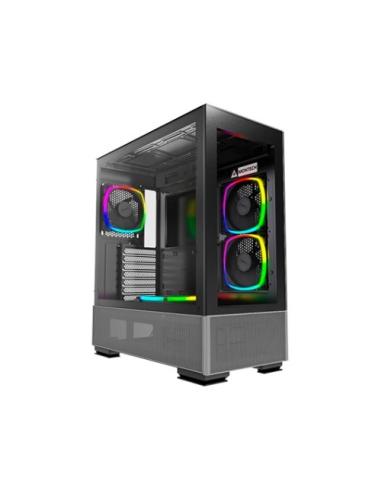 CARCASA MONTECH SKY TWO BLACK ARGB / ATX / USB / SIN FUENTE /