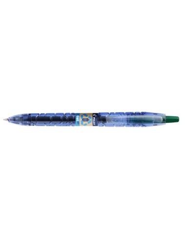 BOLIGRAFO B2P RETRACTIL VERDE PILOT BL-B2P-7-G-BG